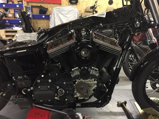 BigTwin Замена распредвалов на Harley Davidson Dyna Street Bob 2014 