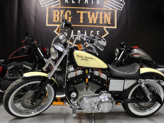 BigTwin После пожара Sportster 883 Hugger, 1999 г.в. 