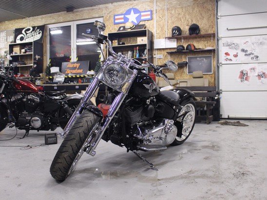 BigTwin Проект от Smola Choppers – Harley Davidson Fat Boy 2015 