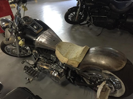 BigTwin Процесс создания кастома на базе Softail Fat Boy 2014 