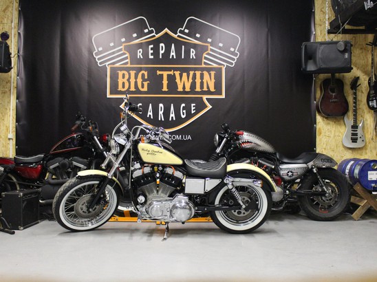 BigTwin После пожара Sportster 883 Hugger, 1999 г.в. 