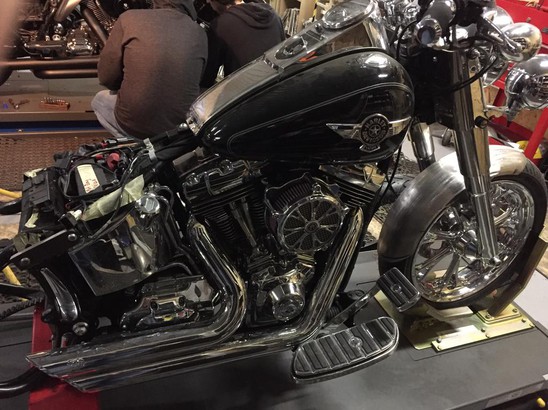 BigTwin Процесс создания кастома на базе Softail Fat Boy 2014 