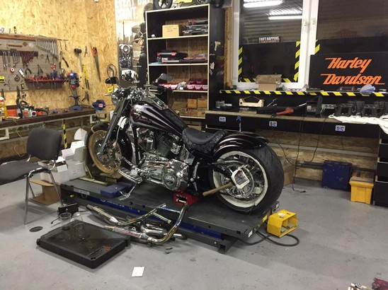 BigTwin Процесс создания кастома на базе Softail Fat Boy 2014 