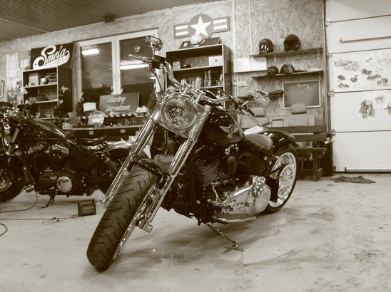 BigTwin Проект от Smola Choppers – Harley Davidson Fat Boy 2015 