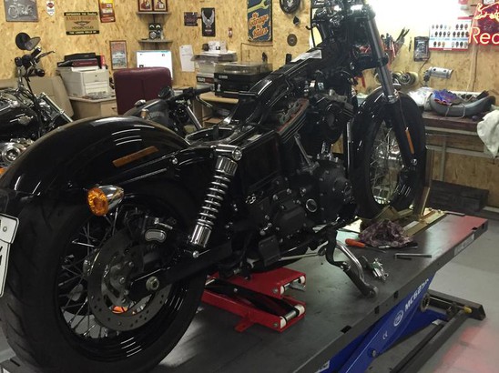 BigTwin Замена распредвалов на Harley Davidson Dyna Street Bob 2014 