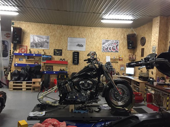 BigTwin Процесс создания кастома на базе Softail Fat Boy 2014 