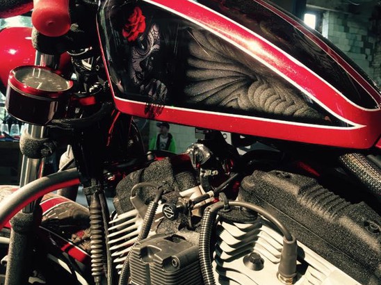 BigTwin Проект от Smola Choppers – Harley Davidson Sportster XL 883 (for my wife) 