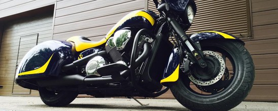 BigTwin Repair Gatage  Проект от Smola Choppers - Honda VTX 1800  - Cavalry